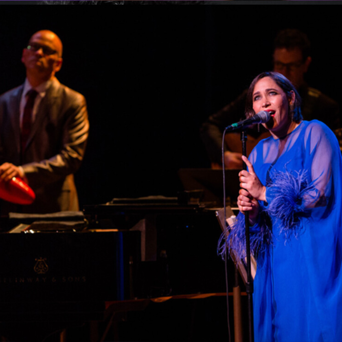 China Forbes singing with Pink Martini