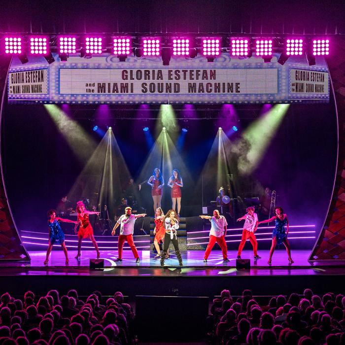 Stage view of Gloria Estefan and The Miami Sound Machine in On Your Feet