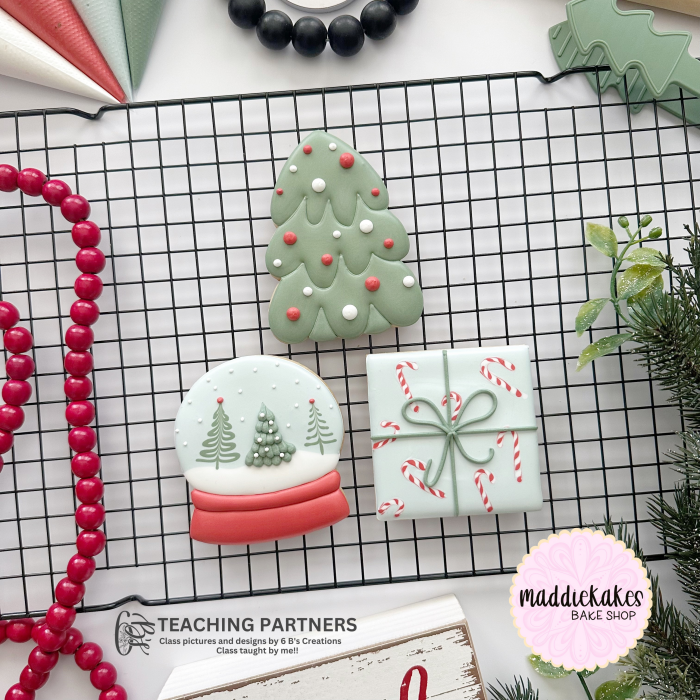 Holiday decorated cookies