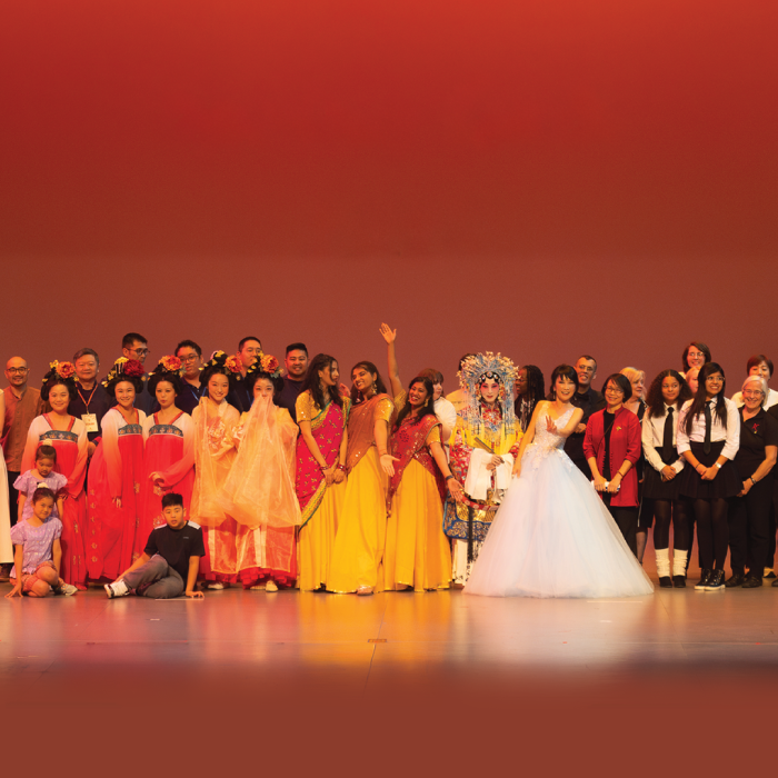 Spring Gala participants on stage.