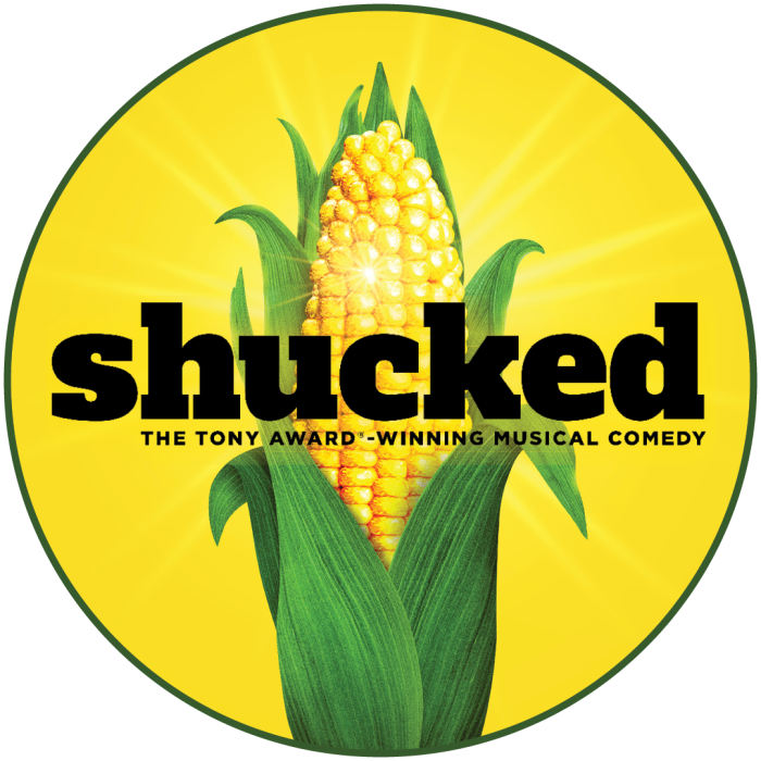 Shucked show logo picturing an ear of corn