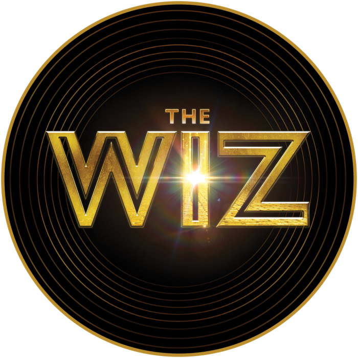 The Wiz logo in gold font against a black background