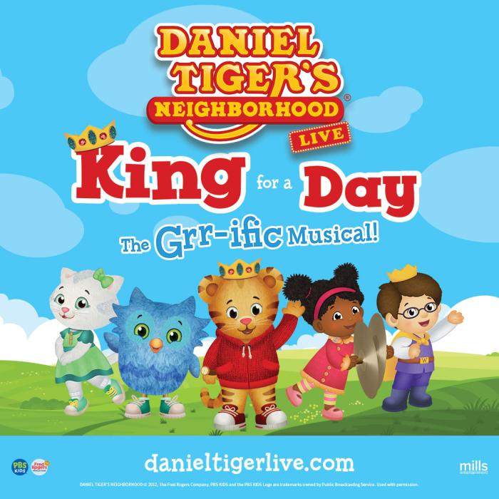 Daniel Tiger Neighborhood Live King for a Day Logo